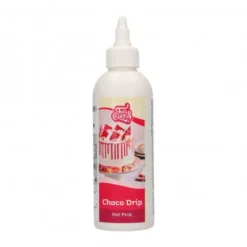 FunCakes Polewy, Dripy I Lukry | Polewa do dekoracji mocny róż "Hot Pink", 180 ml -