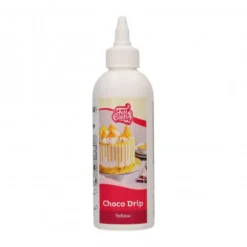 FunCakes Polewy, Dripy I Lukry | Polewa do dekoracji żółta "Yellow", 180 ml -