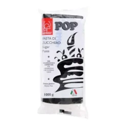 Modecor Masy Cukrowe | POP Masa Cukrowa Czarna 1 kg -