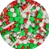 FunCakes Posypki Cukrowe | Posypka cukrowa do dekoracji, Boże Narodzenie 3D 70 g -