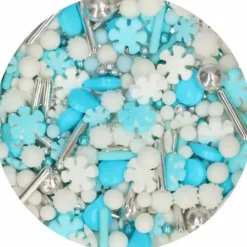 FunCakes Posypki Cukrowe | Posypka cukrowa do dekoracji, Boże Narodzenie 3D 70 g -