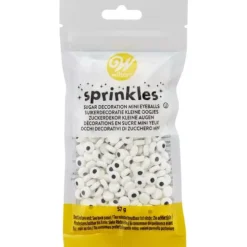 Wilton Dekoracje Cukrowe | Posypka cukrowa 56g, oczy mini -