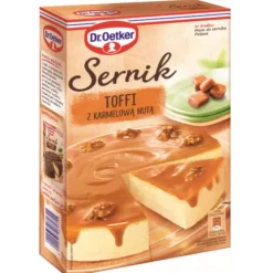 Dr. Oetker Ciasta W Proszku | Sernik toffi z karmelową nutą