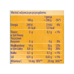 Dr. Oetker Desery Jednoporcjowe | Słodka Chwila Aromatyczny Duet Kisiel smak malina i miód