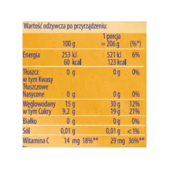 Dr. Oetker Desery Jednoporcjowe | Słodka Chwila Aromatyczny Duet Kisiel smak pieczone jabłko i cynamon
