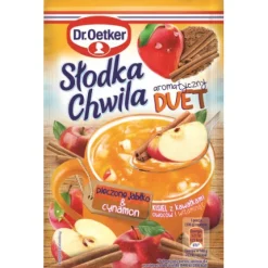 Dr. Oetker Desery Jednoporcjowe | Słodka Chwila Aromatyczny Duet Kisiel smak pieczone jabłko i cynamon