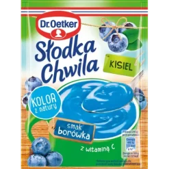 Dr. Oetker Desery Jednoporcjowe | Słodka Chwila Kisiel smak Borówka