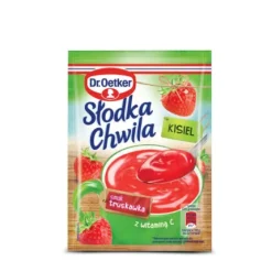 Dr. Oetker Desery Jednoporcjowe | Słodka Chwila Kisiel smak truskawkowy