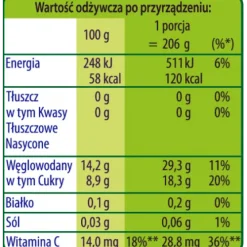 Dr. Oetker Desery Jednoporcjowe | Słodka Chwila Kisiel z kawałkami owoców smak malinowy [bez glutenu]