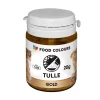 Food Colours Dekoracje Cukrowe | Tiul Złoty, Gold, 20 g,