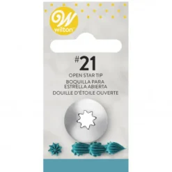 Wilton Tylki Cukiernicze | Tylka otwarta gwiazda (nr 21) -