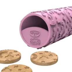 Dr. Oetker Akcesoria Cukiernicze|Akcesoria Kuchenne | Wałek do ciasta z wytłaczanym wzorem Świnka Peppa 23 cm