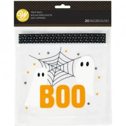 Wilton Woreczki | Woreczki foliowe Halloween "Boo" (20 szt.) -