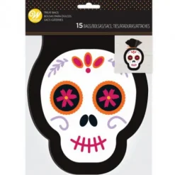 Wilton Woreczki | Woreczki foliowe na słodycze Halloween Czaszka -