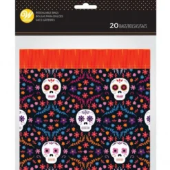 Wilton Woreczki | Woreczki foliowe na słodycze Halloween Czaszki -