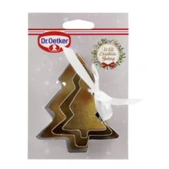 Foremki I Wykrawacze | Wykrawacz choinka 3 szt, White Christmas, Dr.Oetker