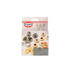 Dr. Oetker Foremki I Wykrawacze | Wykrawacze do ciastek "Mini-Linzer" 5 szt.