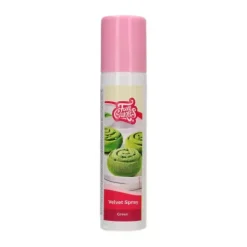 FunCakes Zamsz W Sprayu | Zamsz w sprayu do dekorowania produktów cukierniczych, kolor zielony,