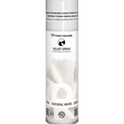 Food Colours Zamsz W Sprayu | Zamsz w spray'u 250 ml biały