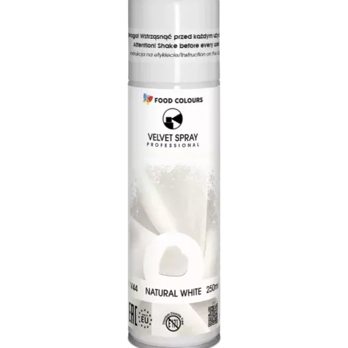 Food Colours Zamsz W Sprayu | Zamsz w spray'u 250 ml biały