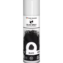 Food Colours Zamsz W Sprayu | Zamsz w spray'u 250 ml czarny