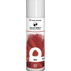 Food Colours Zamsz W Sprayu | Zamsz w spray'u 250 ml czerwony
