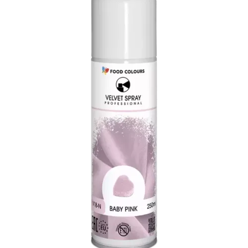 Food Colours Zamsz W Sprayu | Zamsz w spray'u 100 ml pudrowy róż