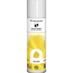 Food Colours Zamsz W Sprayu | Zamsz w spray'u 250 ml żółty