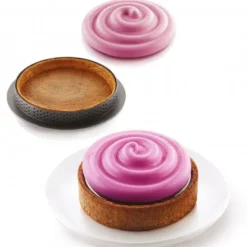 Silikomart Formy Silikonowe|Formy Do Tart | Zestaw do mini tart Twist