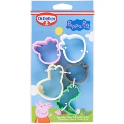 Dr. Oetker Foremki I Wykrawacze | Zestaw foremek do ciastek Świnka Peppa 5 szt.
