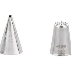 Wilton Tylki Cukiernicze | Zestaw 2 tylek: plecionka (47) gwiazdka multi (233) -